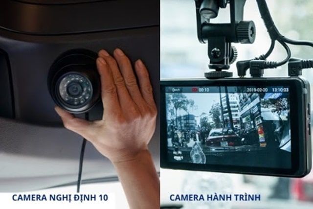 Phân biệt camera nghị định 10 nhờ kiểu dáng