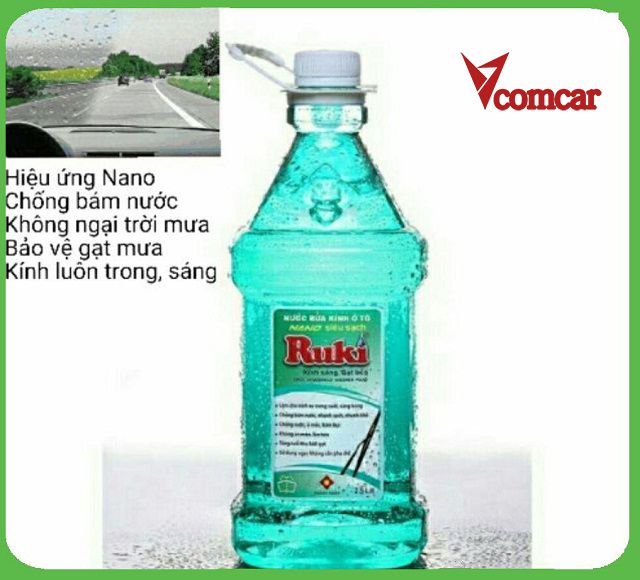 Nano Ruki top nước rửa kính bán chạy nhất hiện nay