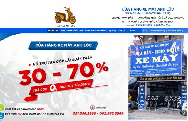 Xe máy cũ Hà Nội Anh Lộc