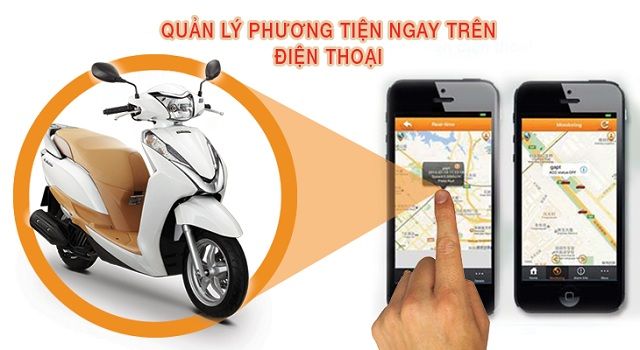 Quản lý phương tiện ngay trên điện thoại