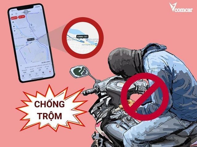 Vcomcar cam kết chất lượng thiết bị định vị xe máy