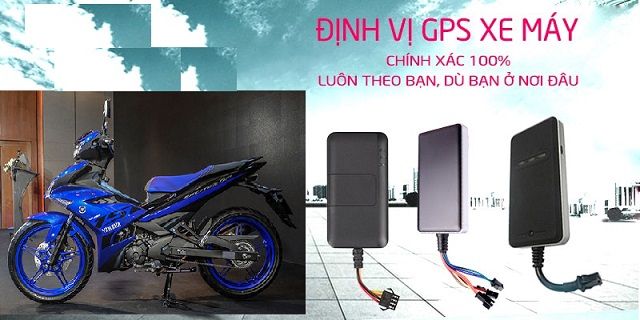 Định vị xe máy Exciter 150 giúp xác định vị trí xe chính xác