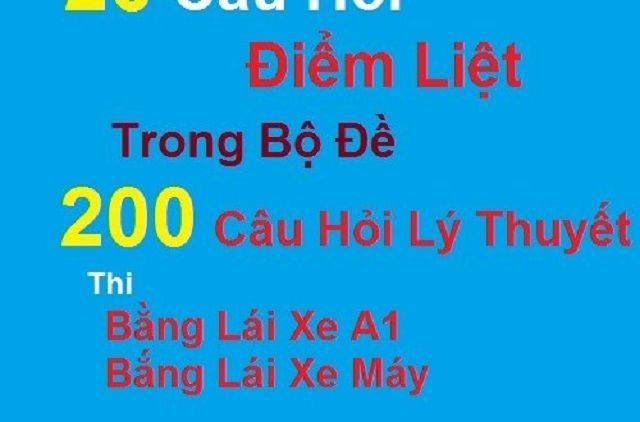 Tài liệu ôn tập thi sát hạch lái xe