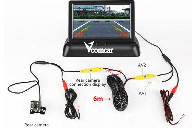 Ảnh 2: Camera lùi kèm theo màn hình