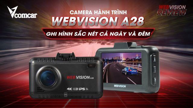 Ảnh 2: Camera hành trình Webvision A28 có độ phân giải 4K