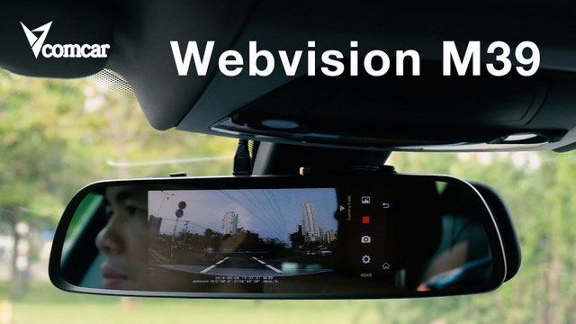 Ảnh 4: Webvision M39 trang bị màn hình thiết kế tương tự như gương chiếu hậu