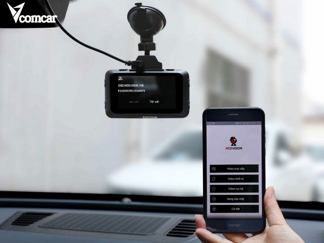 Ảnh 7: Kết nối camera hành trình với smartphone