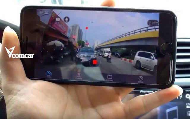 Ảnh 8: Xem hình ảnh từ camera hành trình trên smartphone