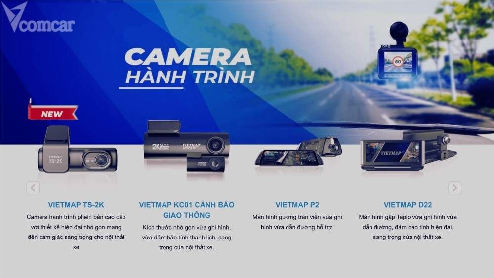 Camera hành trình hãng vietmap được tin dùng nhiều