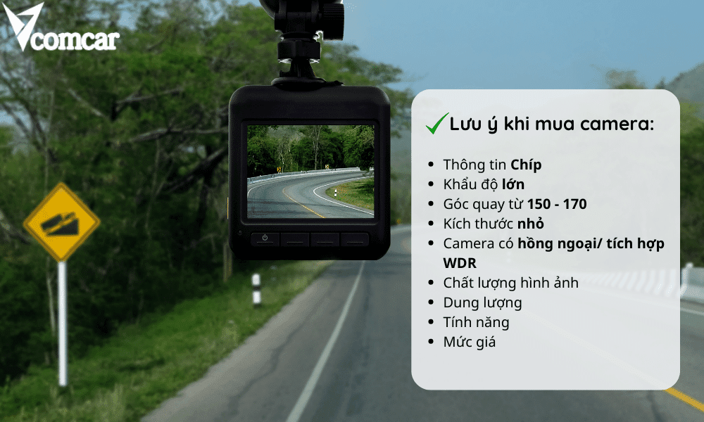 Lưu ý khi mua camera hành trình là gì