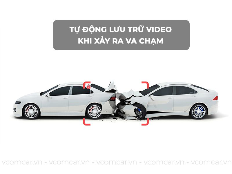 Tự động khóa và bảo vệ video khi xảy ra va chạm