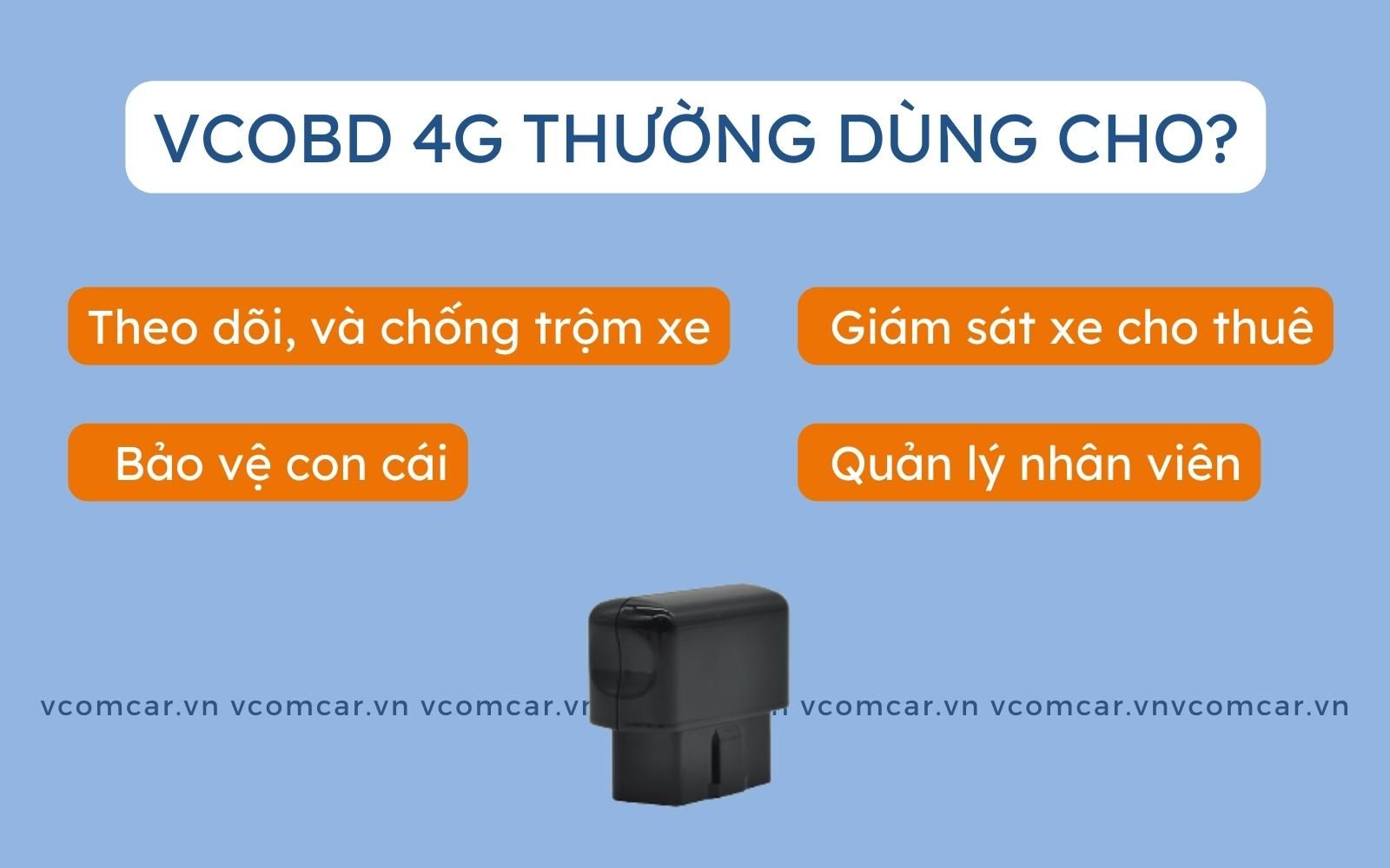 Công dụng tuyệt đối không thể bỏ qua khi nhắc đến định vị ô tô VC OBD 4G