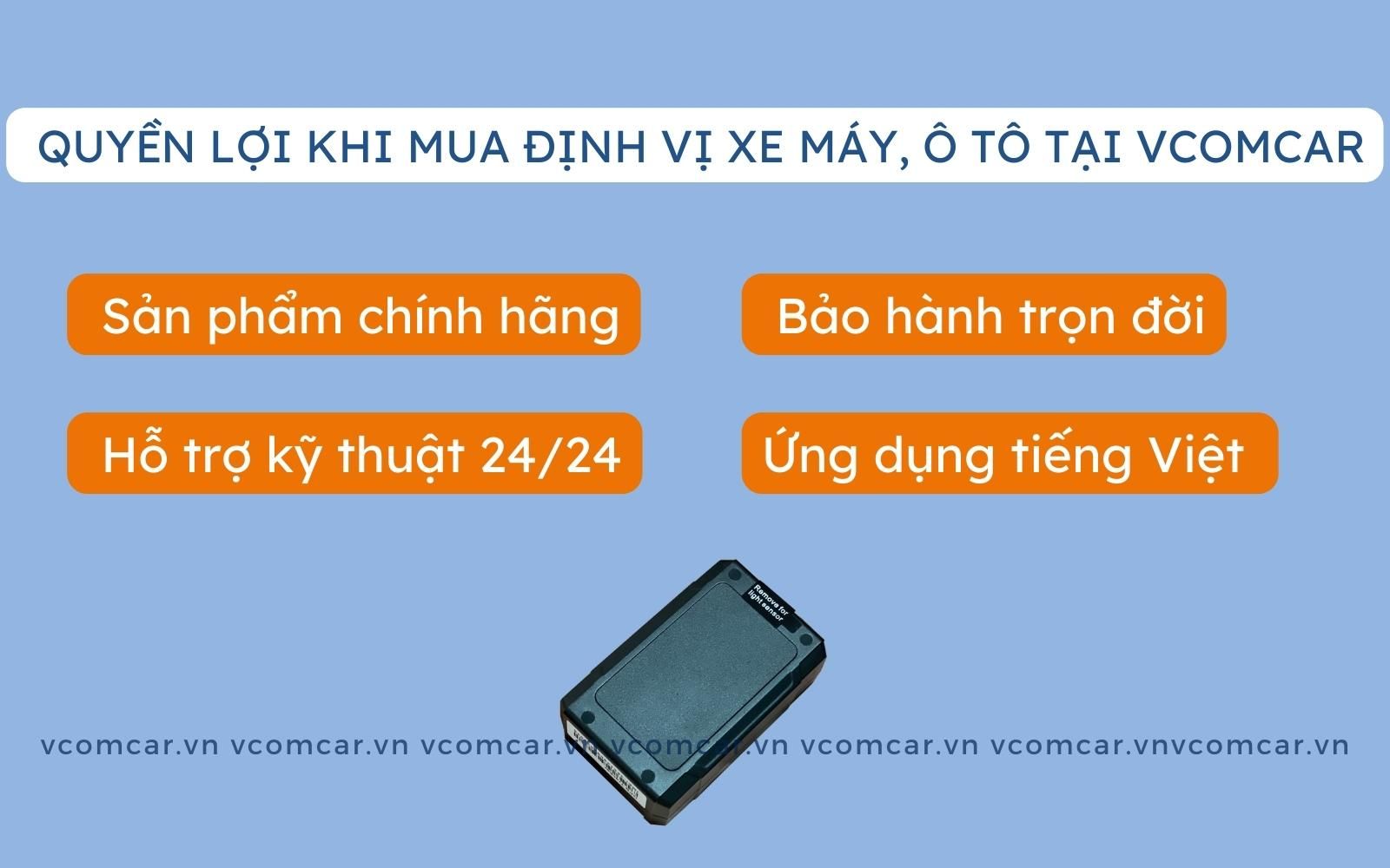 Ưu điểm khi mua định vị dùng pin tại Vcomcar