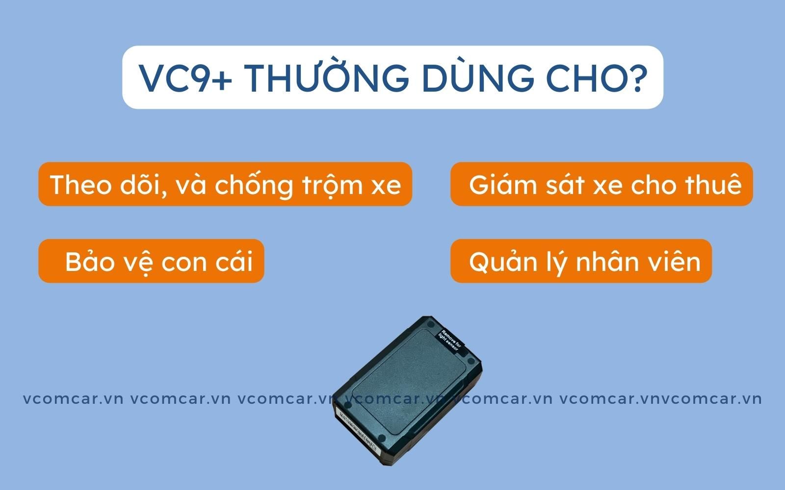 Công dụng tuyệt đối không thể bỏ qua của định vị ô tô VC9+