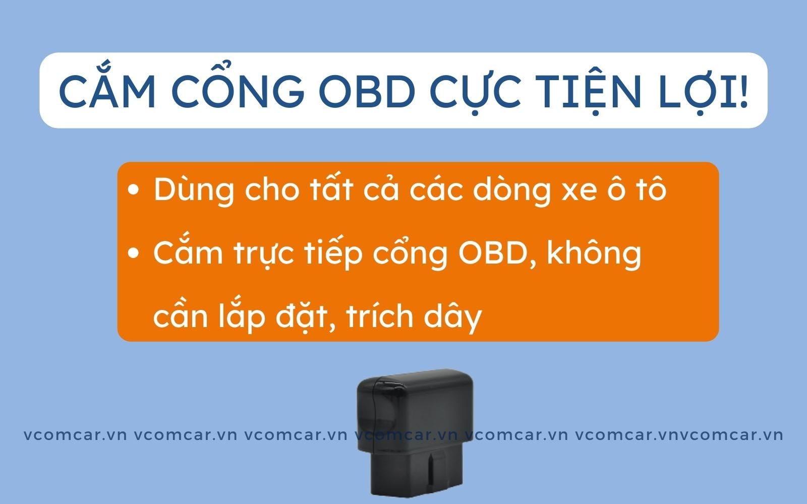 Tổng quan định vị Ô Tô Cắm Cổng OBD 4G