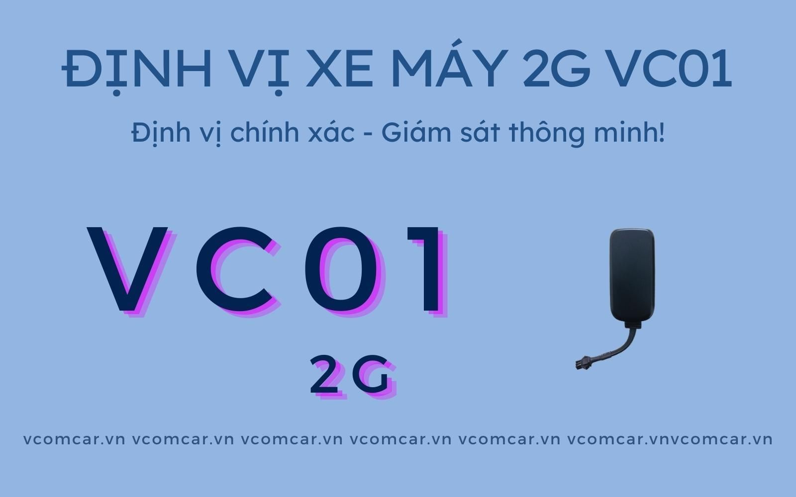 Định Vị Xe Máy 2G VC01 Siêu Nhỏ