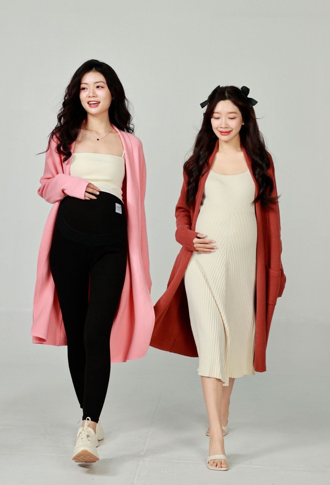 Áo khoác Cardigan len dệt mềm dáng dài oversized Snugg - SNU2206