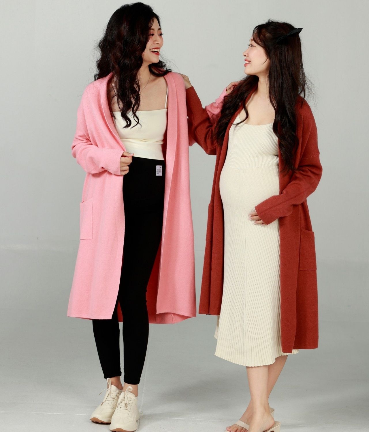 Cardigan len dệt mềm dáng dài oversize Snugg SNU2206