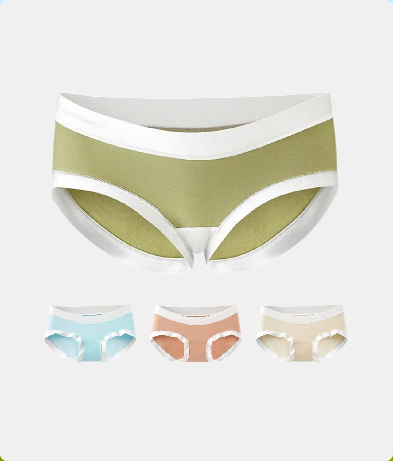 Combo 4 quần lót bầu và sau sinh Cotton Spandex đáy kháng khuẩn cấp độ 5A Snugg - SNU2241