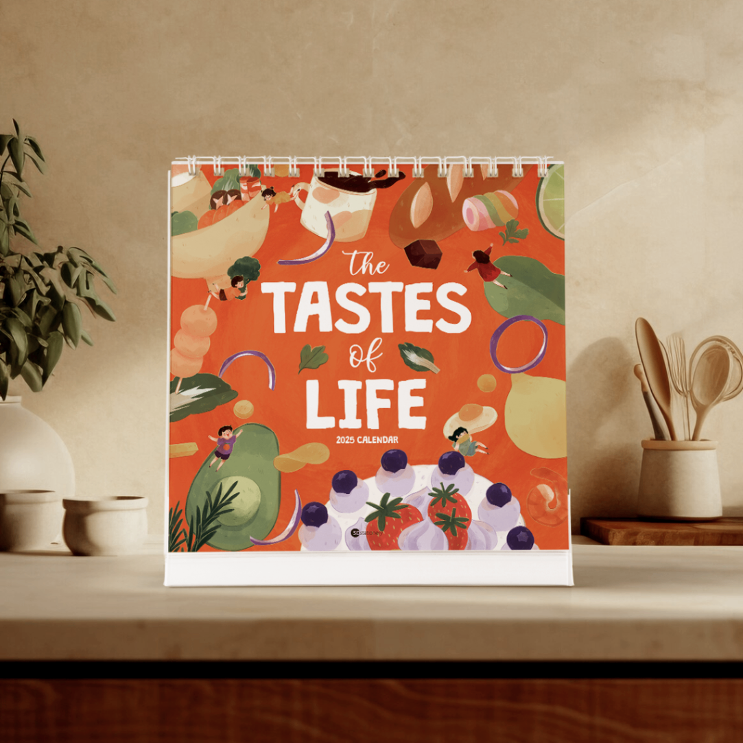 Lịch bàn 2025 The Tastes of Life ra mắt