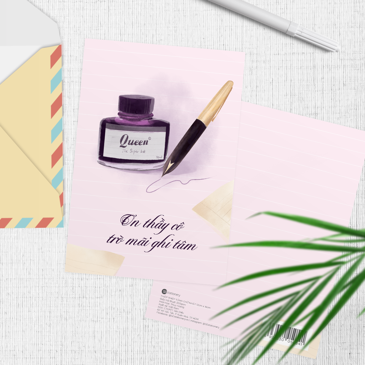 Thiệp tri ân thầy cô Mãi Nhớ