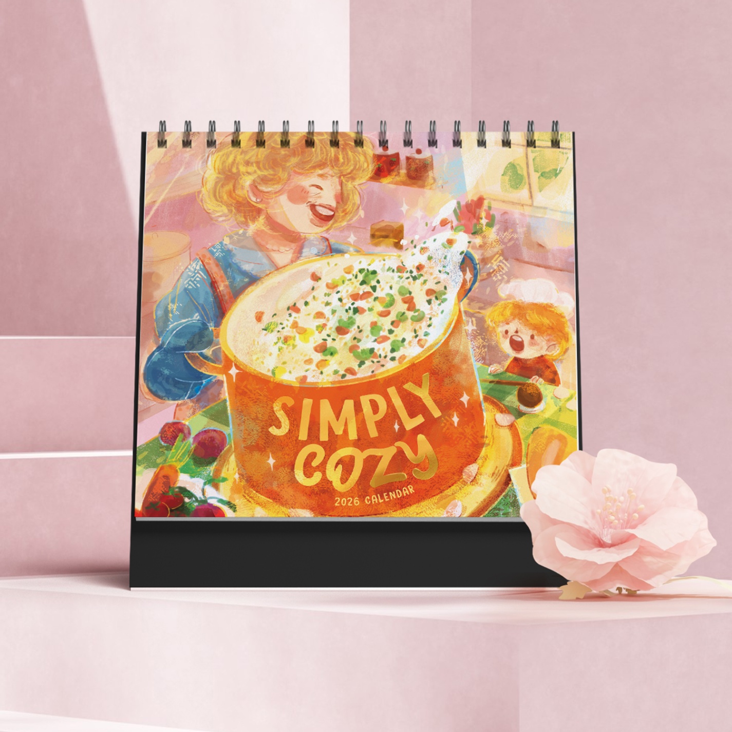 Lịch bàn 2026 Simply Cozy