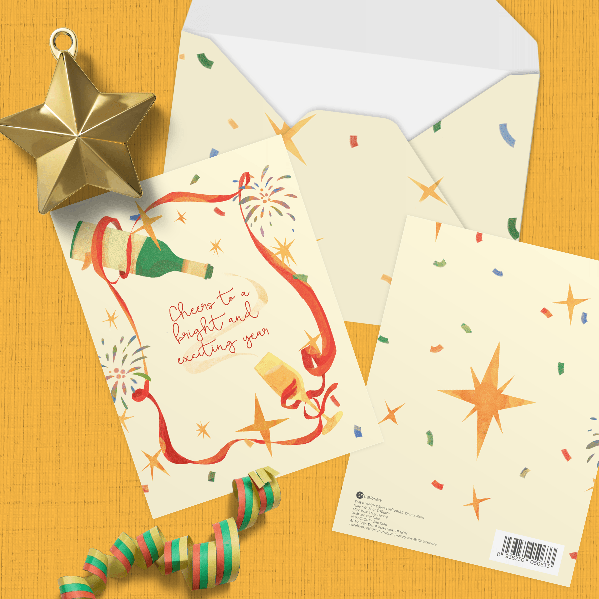 Thiệp năm mới Cheers