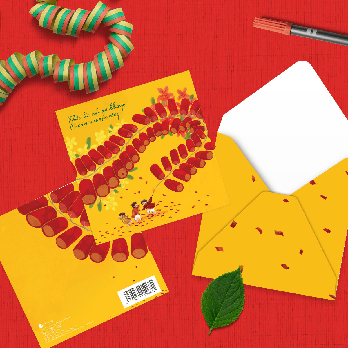 Thiệp Tết Vui Rộn Ràng