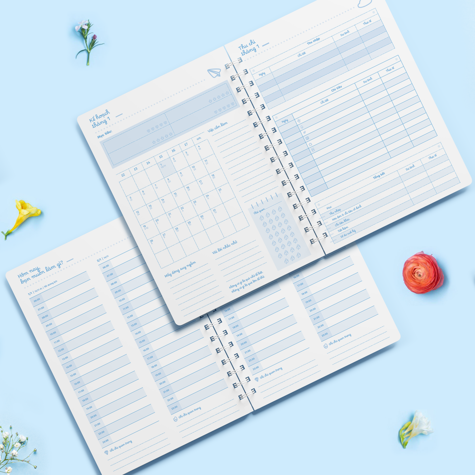 Sổ planner 365 ngày 2026 Cứ Đi Rồi Sẽ Đến