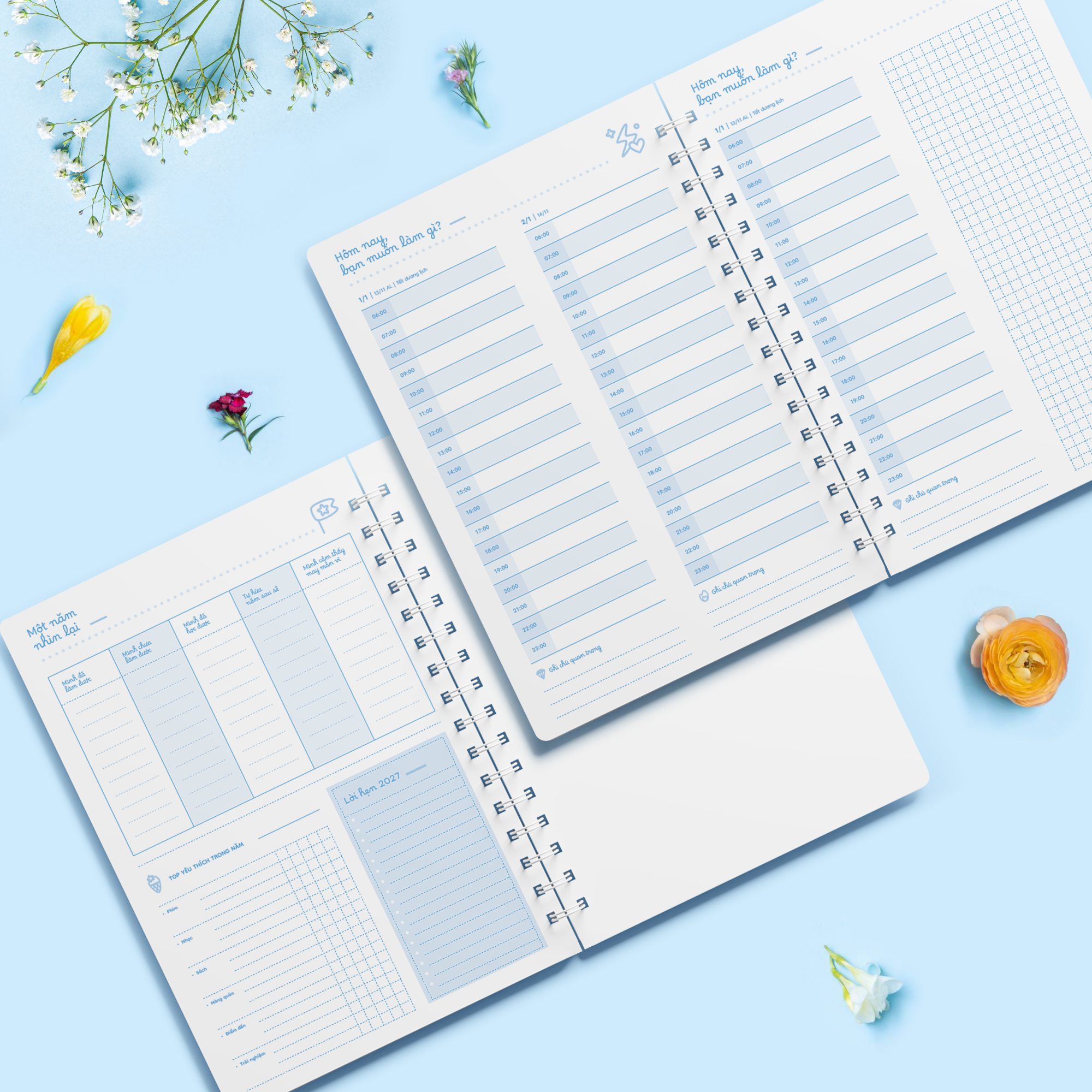 Sổ planner 365 ngày 2026 Cứ Đi Rồi Sẽ Đến