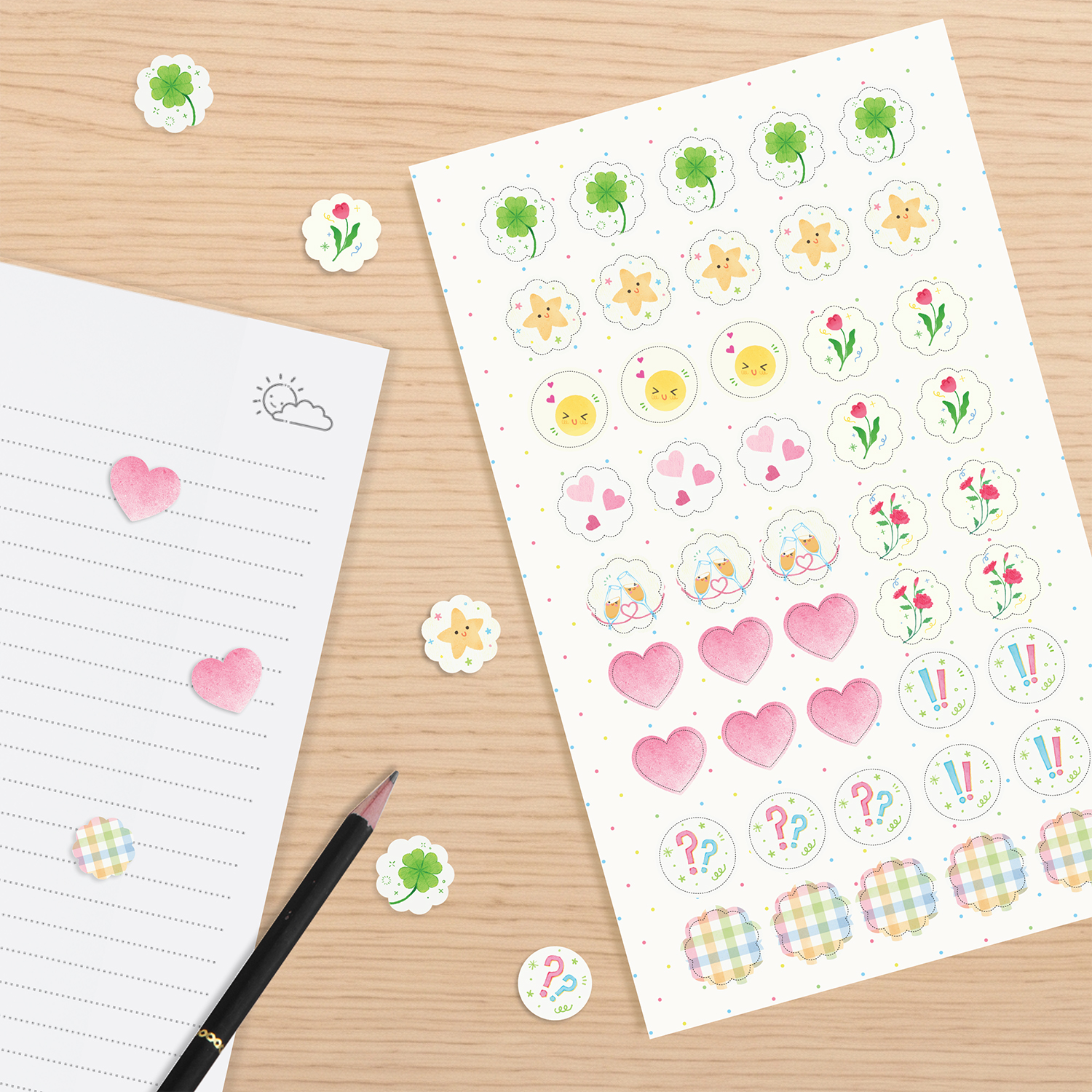 Bộ sticker Woolly Daily