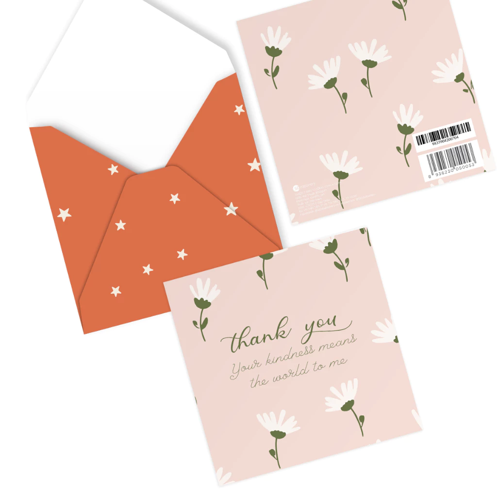 Thiệp cảm ơn KIND WORDS