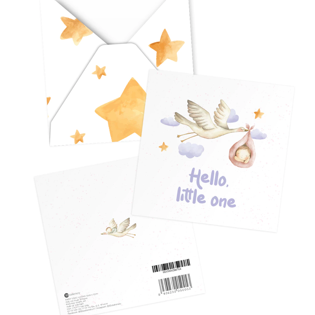 Thiệp sinh nhật, thôi nôi em bé LITTLE ONE