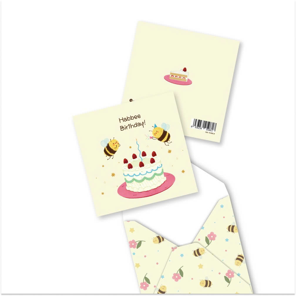 Thiệp tình yêu, tình bạn, sinh nhật JUST BEE