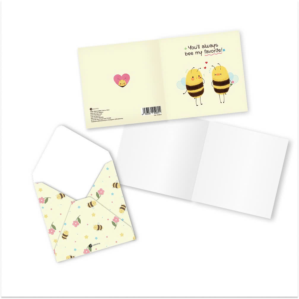Thiệp tình yêu, tình bạn, sinh nhật JUST BEE