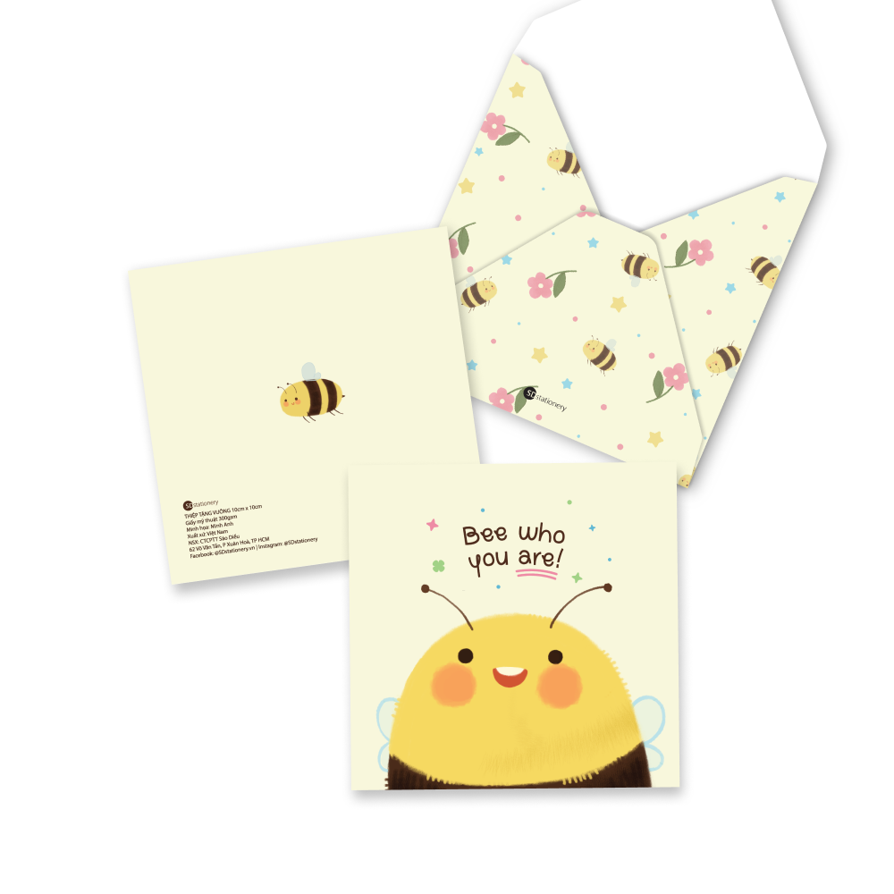 Thiệp tình yêu, tình bạn, sinh nhật JUST BEE