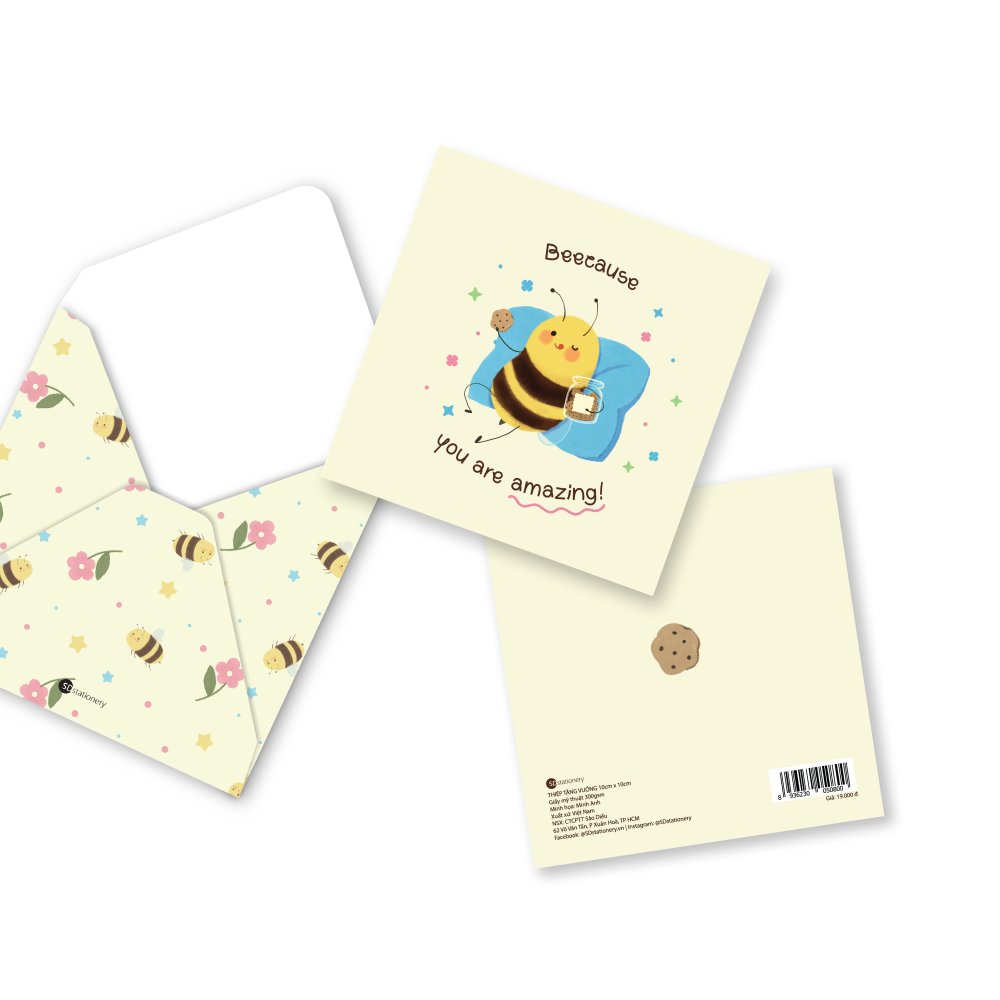 Thiệp tình yêu, tình bạn, sinh nhật JUST BEE