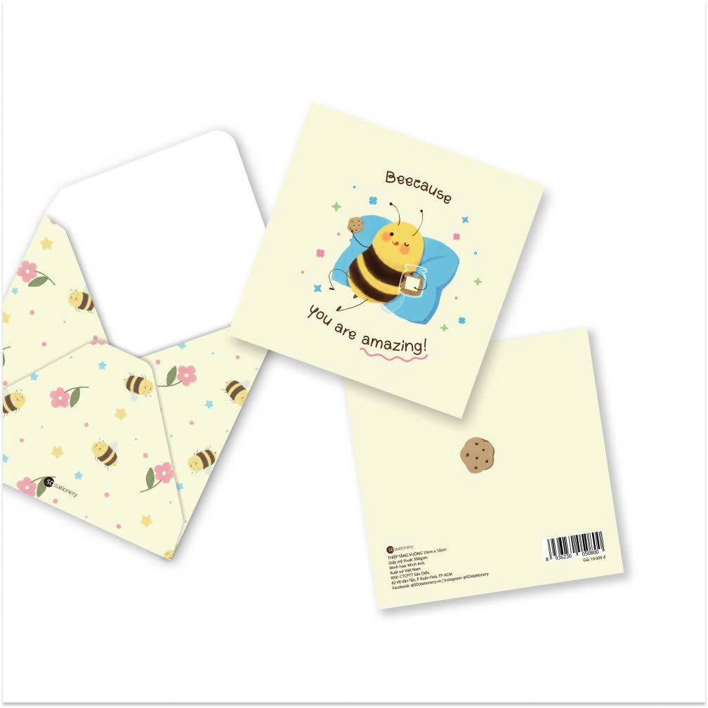 Thiệp tình yêu, tình bạn, sinh nhật JUST BEE