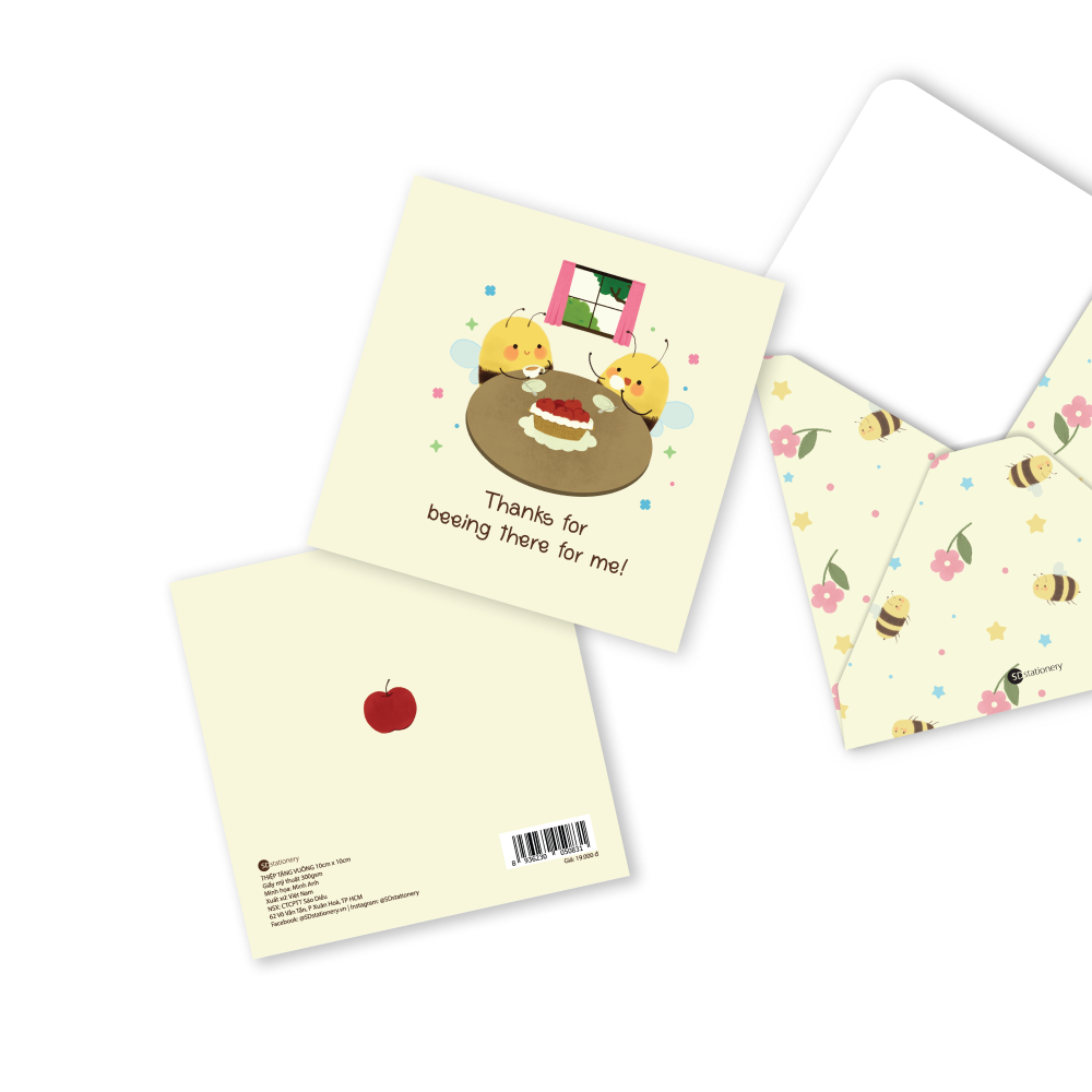 Thiệp tình yêu, tình bạn, sinh nhật JUST BEE