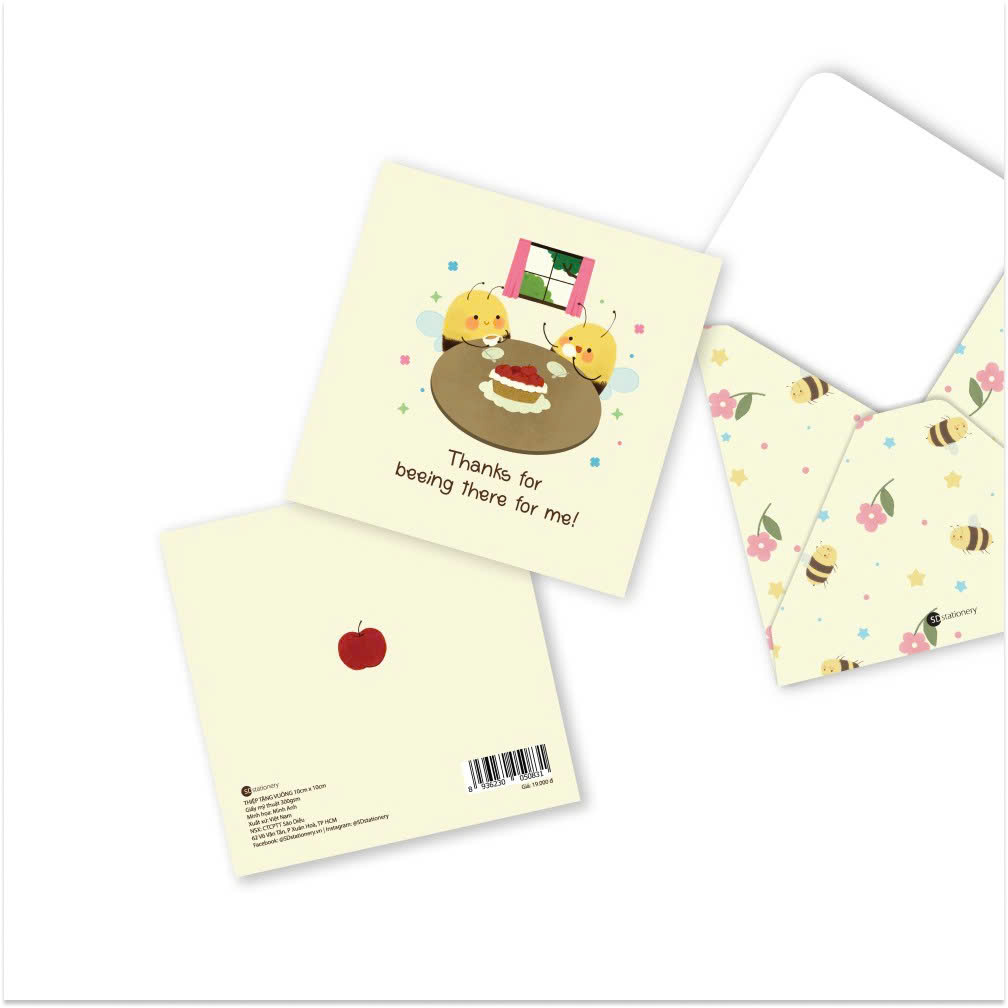 Thiệp tình yêu, tình bạn, sinh nhật JUST BEE