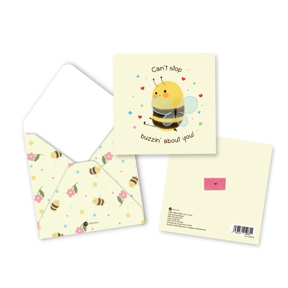 Thiệp tình yêu, tình bạn, sinh nhật JUST BEE