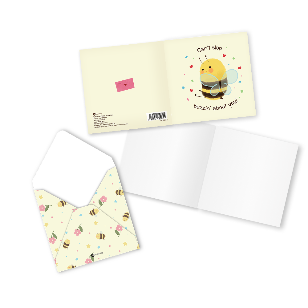 Thiệp tình yêu, tình bạn, sinh nhật JUST BEE