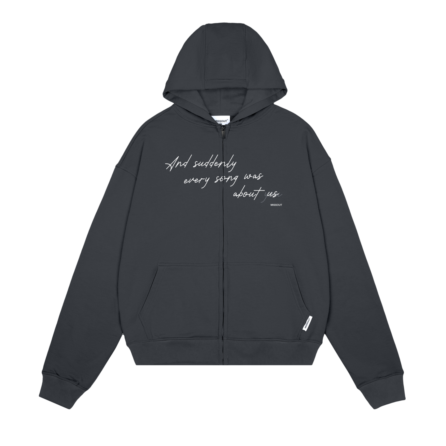 HOODIE ZIP EVERY SONG MISSOUT