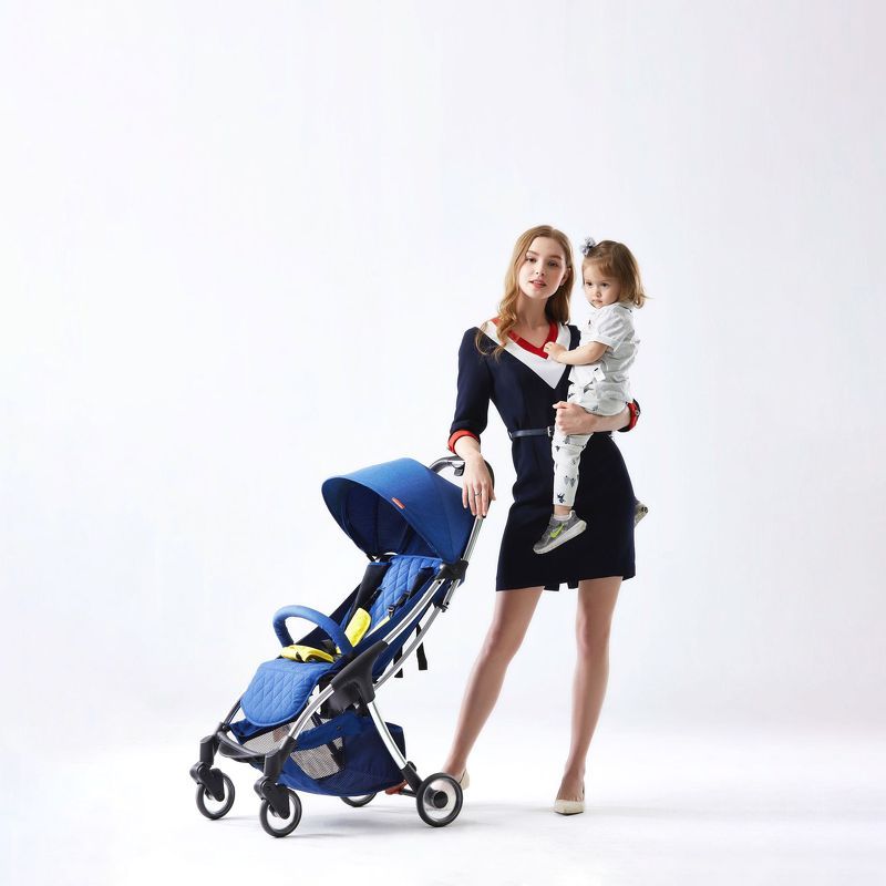 Xe đẩy du lịch gấp gọn Playkids US-8 Platinum cao cấp phiên bản Mỹ