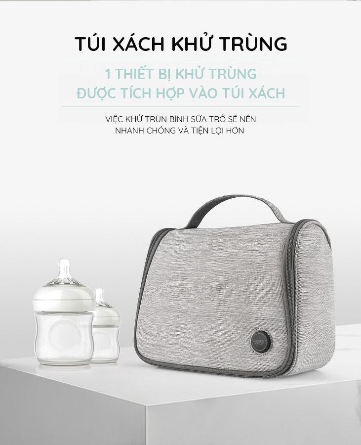 Túi xách tiệt trùng bình sữa 59S