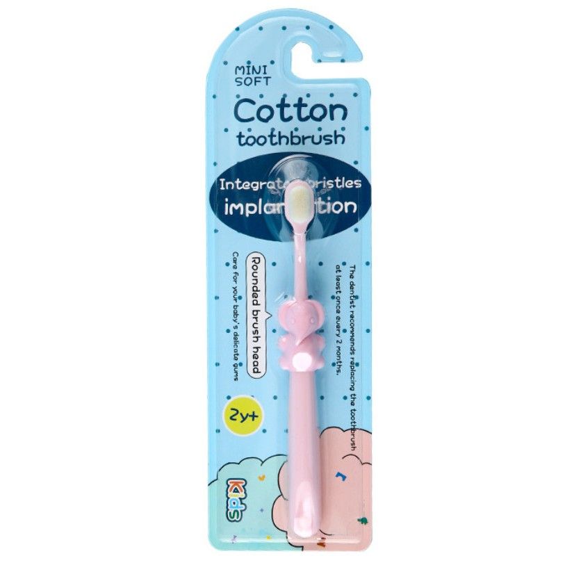 Bàn chải đánh răng Cotton siêu mềm cho bé từ 2y-10y