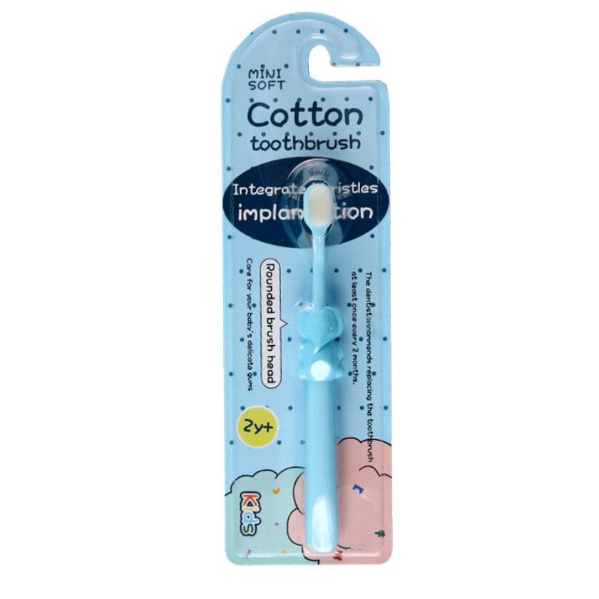 Bàn chải đánh răng Cotton siêu mềm cho bé từ 2y-10y