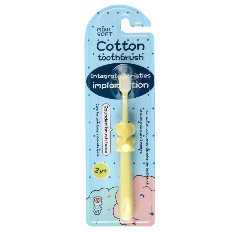 Bàn chải đánh răng Cotton siêu mềm cho bé từ 2y-10y