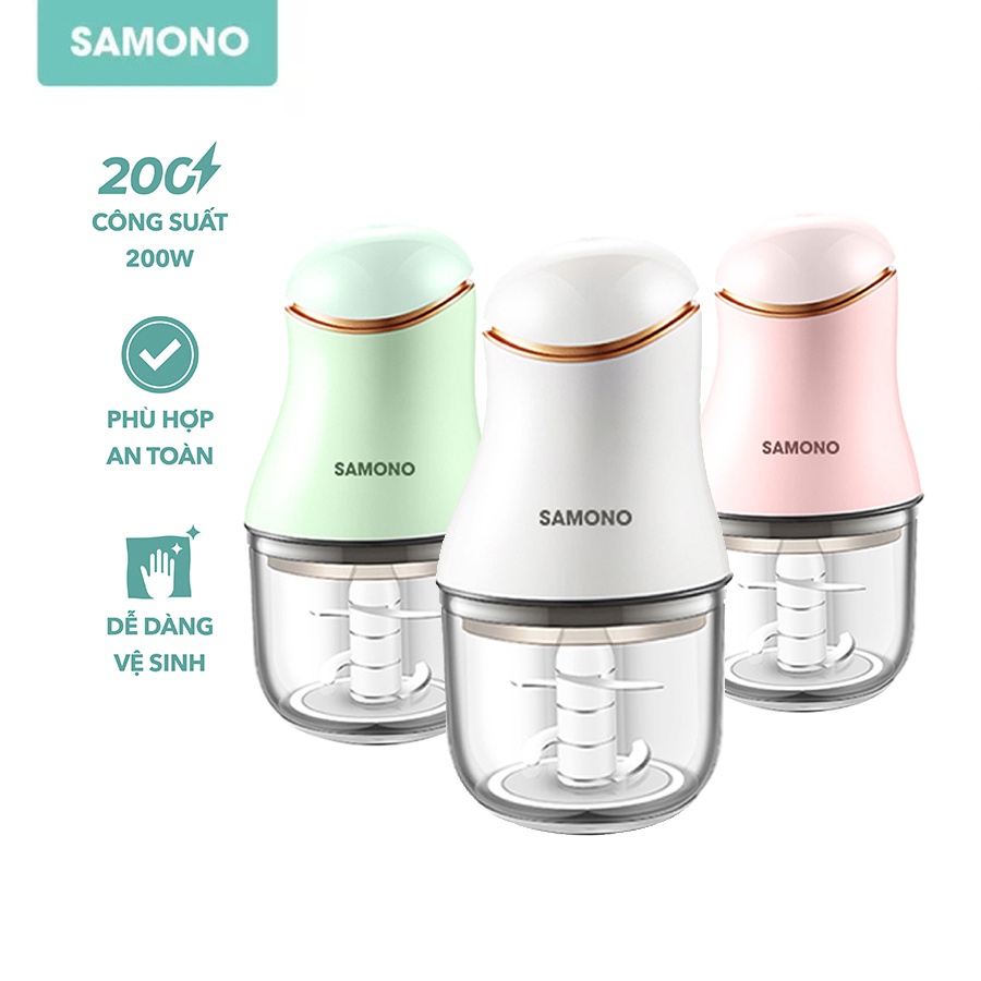 Máy xay đa năng, xay đồ ăn dặm, xay thịt, xay tỏi ớt SAMONO SW099