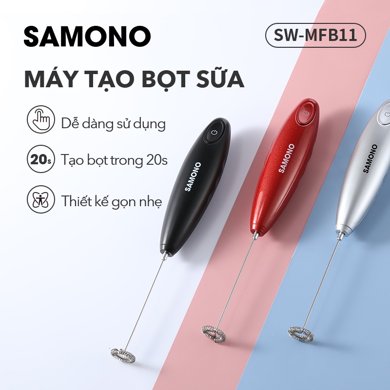 Máy tạo bọt sữa SAMONO SW-MF11 bảo hành 12 tháng